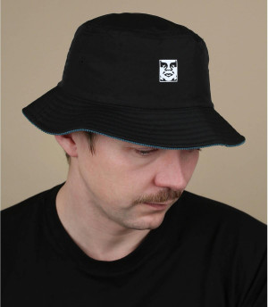 Fischerhut  Wendefunktion Obey s Icon Reversible Bucket black